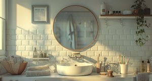 À quelle hauteur fixer votre miroir de salle de bain pour un confort optimal ? À quelle hauteur fixer votre miroir de salle de bain pour un confort optimal ?