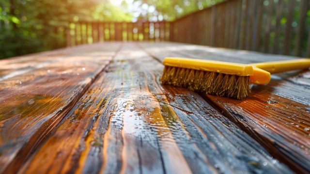 Comment nettoyer efficacement votre terrasse en bois sans l'abîmer ?