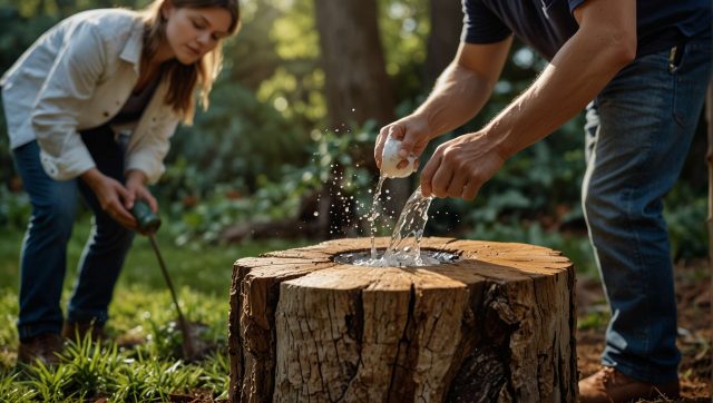 Comment utiliser du vinaigre blanc pour détruire une souche d’arbre efficacement ?