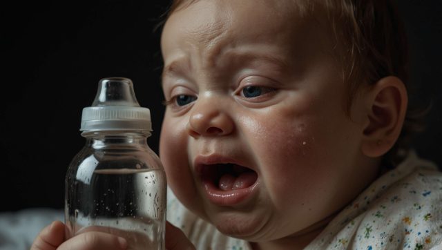 Pourquoi mon bébé pleure-t-il après le biberon ?