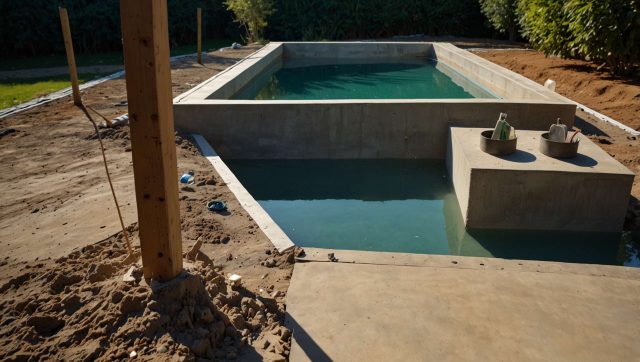 Comment construire une piscine hors sol en béton durable et économique ?