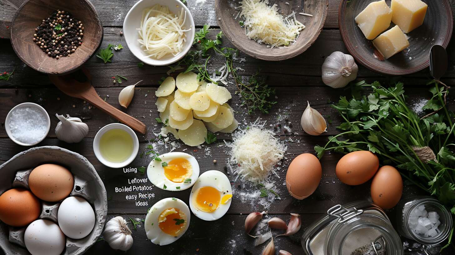 Recettes faciles avec des restes de pommes de terre cuites à l