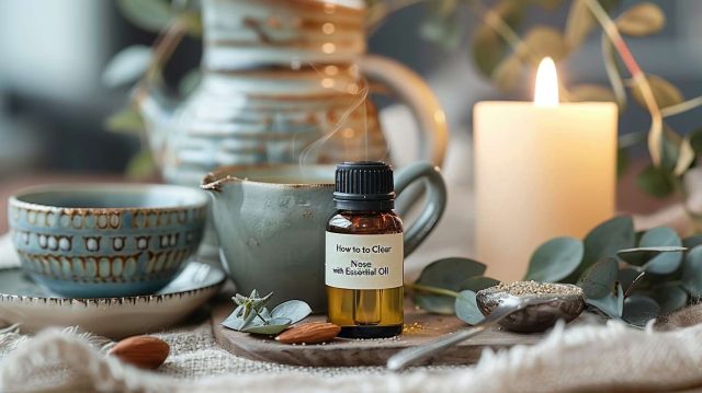 Comment déboucher le nez rapidement avec une huile essentielle ?