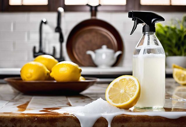 Comment enlever une tache de rouille sur du carrelage avec du vinaigre blanc ?