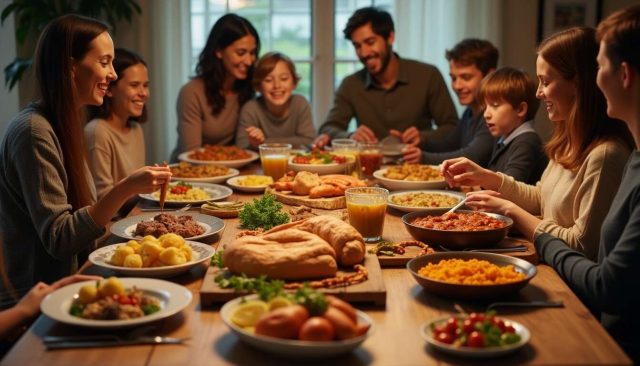 Des repas savoureux pour régaler les familles nombreuses