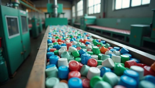 Recyclage du plastique : découvrez le processus de séparation des bouchons et bouteilles en usine