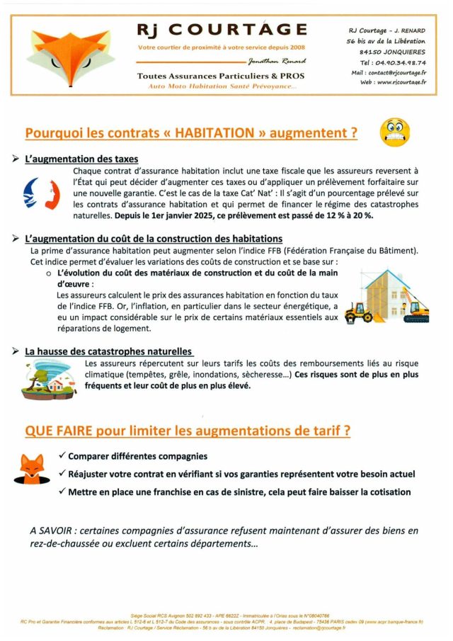 tarifs assurance habitation en hausse ? découvrez pourquoi les tarifs de l'assurance habitation augmentent et comment protéger votre budget face à cette hausse.
